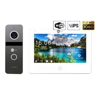 Комплект видеодомофона Neolight NeoKIT HD Pro WF Graphite
