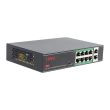 10-портовый неуправляемый PoE коммутатор ONV H1108PSD