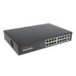 18-портовый неуправляемый PoE коммутатор ONV H1016PL