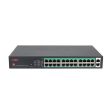 26-портовый неуправляемый PoE коммутатор ONV H1024PL
