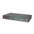 26-портовый неуправляемый PoE коммутатор ONV H1024PL