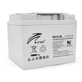 Аккумуляторная батарея AGM RITAR RA12-40 12V 40Ah