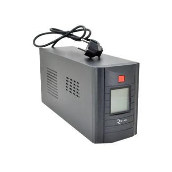 Джерела безперебійного живлення Ritar RTM1000 (600W) Proxima-D, LCD, AVR, 3st, 3xSCHUKO socket, 2x12V7Ah