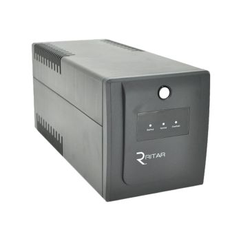 Источники бесперебойного питания Ritar RTP1500 (900W) Proxima-L, LED, AVR, 3st, 4xSCHUKO socket, 2x12V9Ah