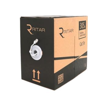 Кабель Ritar КПВ UTP Cat 5E 4x2x0.5 CCA внутрішній 305м