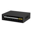 10-портовый неуправляемый PoE коммутатор Ruijie Reyee RG-ES110F-P
