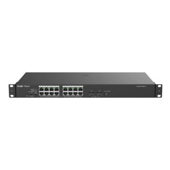 Некеровані комутатори SFP - 16-портовий некерований PoE комутатор Ruijie Reyee RG-ES118GS-P-L