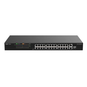 Коммутаторы Ruijie - 24-портовый неуправляемый PoE коммутатор Ruijie Reyee RG-ES126FGS-LP