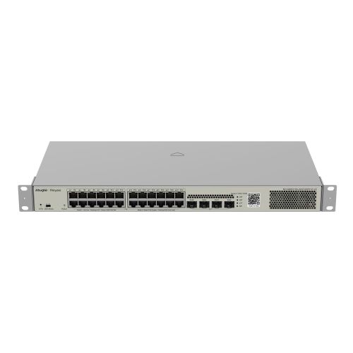 Комутатори від 200 Вт - 24-портовий керований PoE комутатор Ruijie RG-NBS3100-24GT4SFP-P