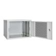 Шкаф телекоммуникационный IPCOM 12U 600x600 перфорированная дверь серый