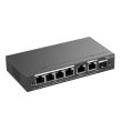 6-портовый управляемый PoE коммутатор Ruijie RG-ES206GS-P