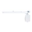 Доводчик дверной накладной RYOBI 1200 D-1200 STD EN 2/3/4 белый до 80 кг