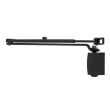 Доводчик дверной накладной RYOBI 1200 D-1200 STD EN 2/3/4 черный до 80 кг