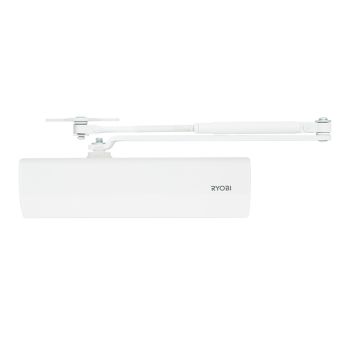 Доводчик дверной накладной RYOBI D-2055V BC UNIV ARM EN 3/4/5 белый до 100 кг