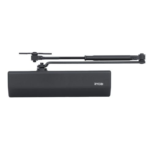 Дотягувачі - Дотягувач накладний для дверей RYOBI D-2055V BC UNIV ARM EN 3/4/5 сірий антрацит до 100 кг