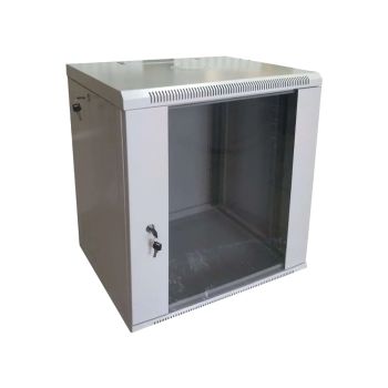 Серверные шкафы 12U - Шкаф коммутационный настенный Hypernet WMNC66-12U-FLAT 12U 600x600 разборный 