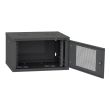 Шкаф телекоммуникационный IPCOM 6U 600x450 перфорация (черный)