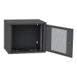 Шкаф телекоммуникационный IPCOM 12U 600x600 дверь перфорация (черная)