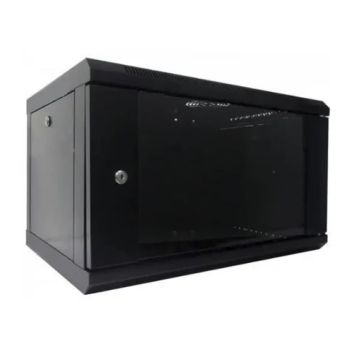 Шафа комутаційна настінна Hypernet WMNC-6U-FLAT- BLACK 6U 600x450