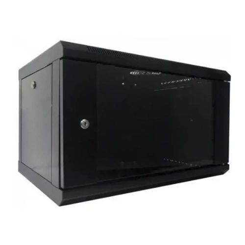 Серверные шкафы 6U - Шкаф коммутационный настенный Hypernet WMNC-6U-FLAT- BLACK 6U 600x450
