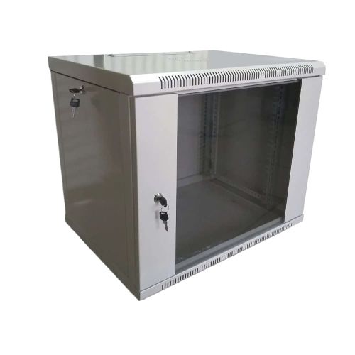 Серверные шкафы 9U - Шкаф коммутационный настенный Hypernet WMNC-9U-FLAT 9U 600x450 разборный