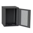 Шкаф телекоммуникационный IPCOM 15U 600x600 двери перф (черный)