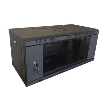 Шафа коммутаційна Hypernet WMNC-35-6U-FLAT-BLACK 6U 600x350 чорна