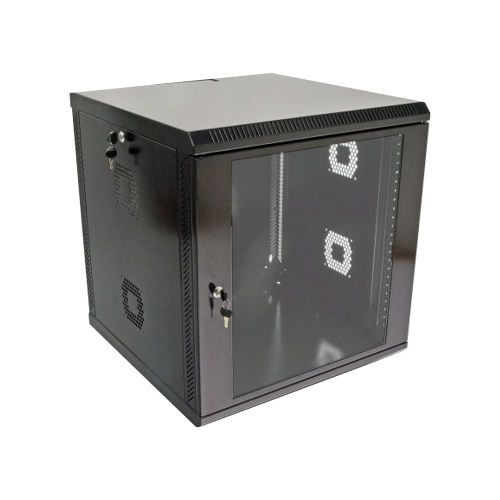 Серверные шкафы 12U - Шкаф акриловое стекло 19"12U, 600х600х640 мм (черный)