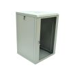 Шкаф 19"18U 600x600x907 акриловое стекло серое