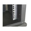 Шкаф EServer 12U 600х350х637 стекло, черный