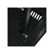 Шкаф 19" 4U 600x400x284 мм акриловое стекло, черный