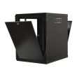 Шкаф 19"15U, 600x500x773мм акриловое стекло, черный