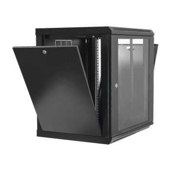 Серверные шкафы 15U - Шкаф 19"15U, 600x500x773 мм акриловое стекло, черный