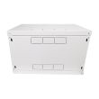 Шкаф EServer 6U 600х350х370 стекло, серый
