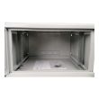 Шкаф EServer 12U 600х350х637 стекло, серый