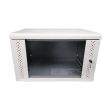Шкаф EServer 12U 600х350х637 стекло, серый