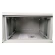 Шкаф EServer 12U 600х600х637 стекло, серый