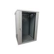 Шкаф EServer 15U 600х500х773 стекло, серый
