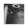 Шкаф EServer 6U 600х500х370 стекло, черный