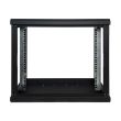 Шафа EServer 9U 600х350х503 скло, чорна