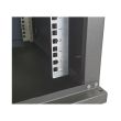 Шкаф EServer 12U 600х600х637 стекло, черный