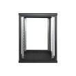 Шкаф EServer 15U 600х500х773 стекло, черный