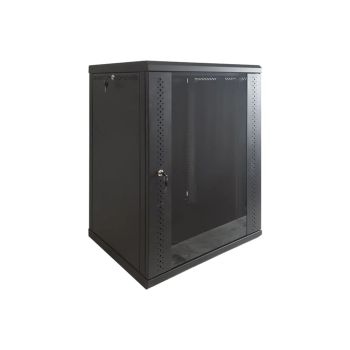 Серверные шкафы 15U - Шкаф EServer 15U 600х500х773 стекло, черный
