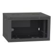Шкаф серверный IPCOM CH-6U 600x350 стекло (черный)