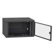 Шкаф серверный IPCOM CH-6U 600x350 стекло (черный)
