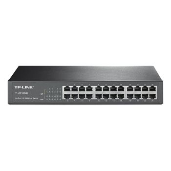 Неуправляемые коммутаторы TP-LINK - 24-портовый неуправляемый коммутатор TP-LINK TL-SF1024D