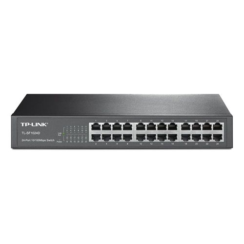 Неуправляемые коммутаторы TP-LINK - 24-портовый неуправляемый коммутатор TP-LINK TL-SF1024D