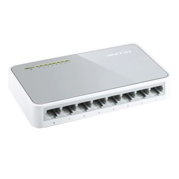 Неуправляемые коммутаторы TP-LINK - 8-портовый настольный коммутатор TP-LINK TL-SF1008D