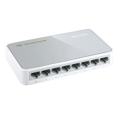 Неуправляемые коммутаторы TP-LINK - 8-портовый настольный коммутатор TP-LINK TL-SF1008D