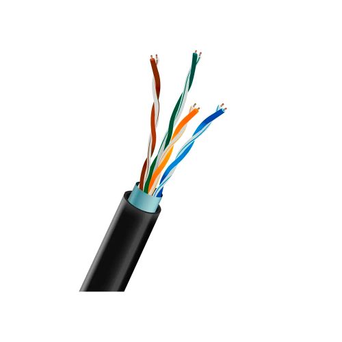 Вуличний кабель для відеоспостереження - Кабель TRINIX FTP CAT5E CCA 0.51 mm LDPE Outdoor (305м)